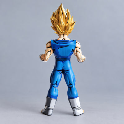 Dragon Ball Vegeta SSJ Anime 2D Figure Repaint — Photographed rear or alternate view
