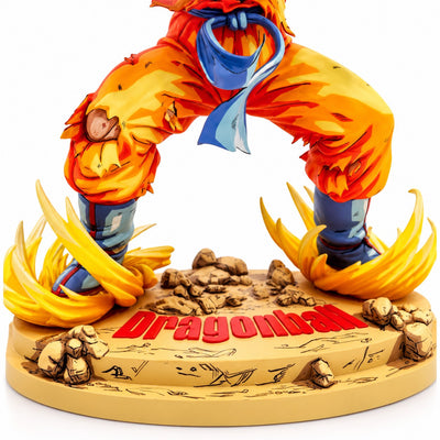 Dragon Ball Kai Super Saiyan Son Goku Figure Repaint — lower figure detail