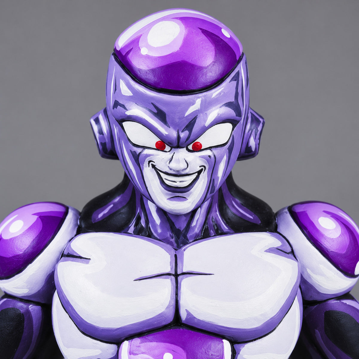 Dragon Ball Super Black Frieza Figure Repaint — head detail