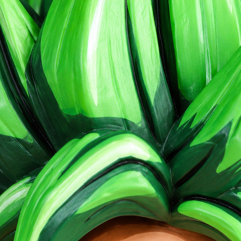 Dragon Ball Super Broly Full Power Figure Repaint — close-up of hair sculpt and painted highlights