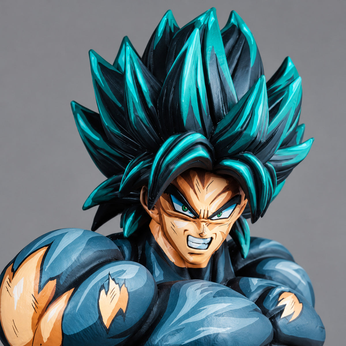 Dragon Ball Super Broly Super Hero Figure Repaint — head detail