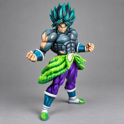 Dragon Ball Super Broly Super Hero Figure Repaint — side view