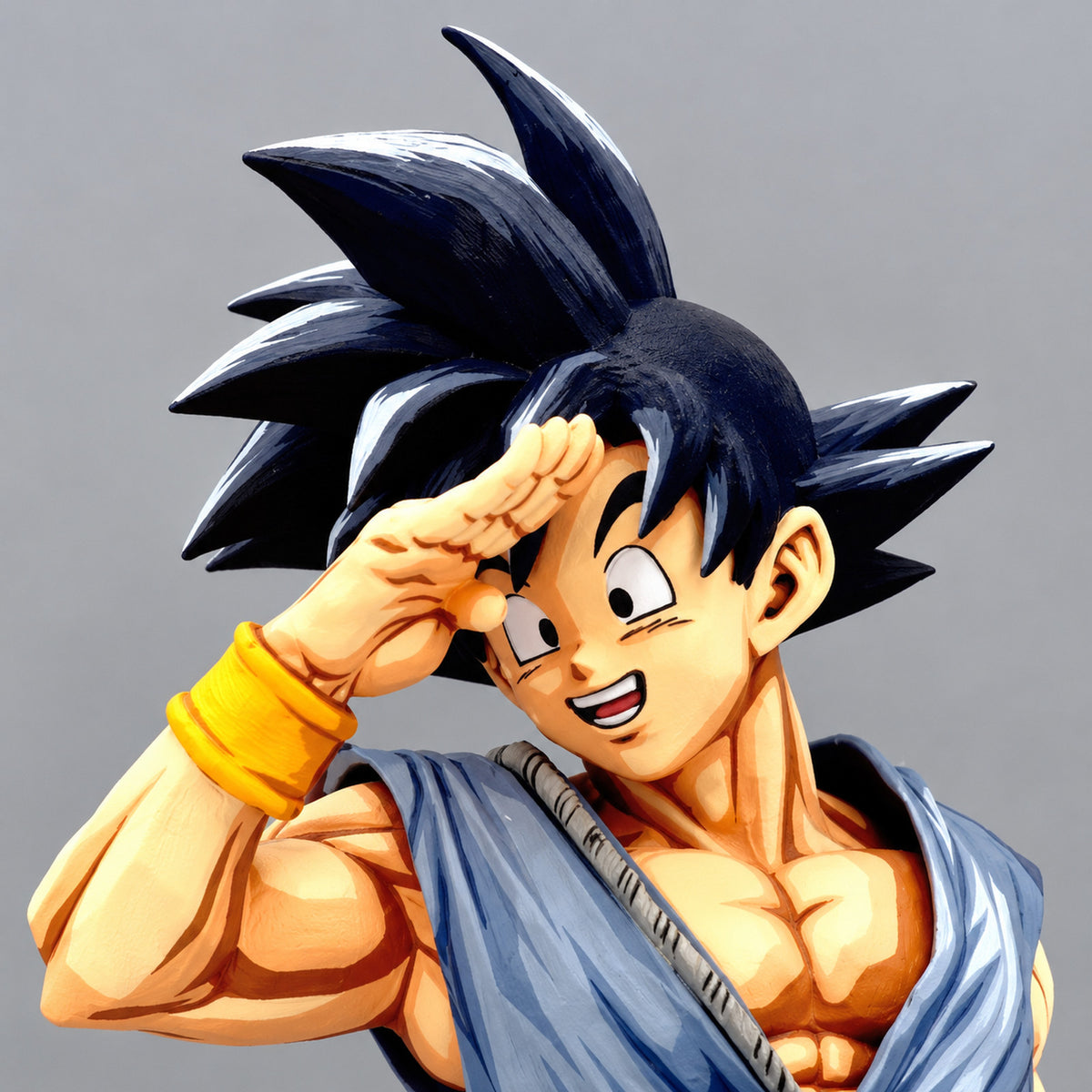 Dragon Ball Goodbye Son Goku Figure Repaint — head detail