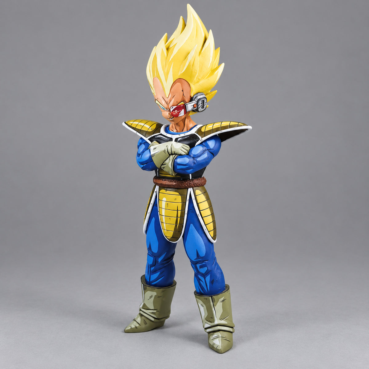 Vegeta Super Saiyan 2D Painted Figure – Arms Crossed — side view