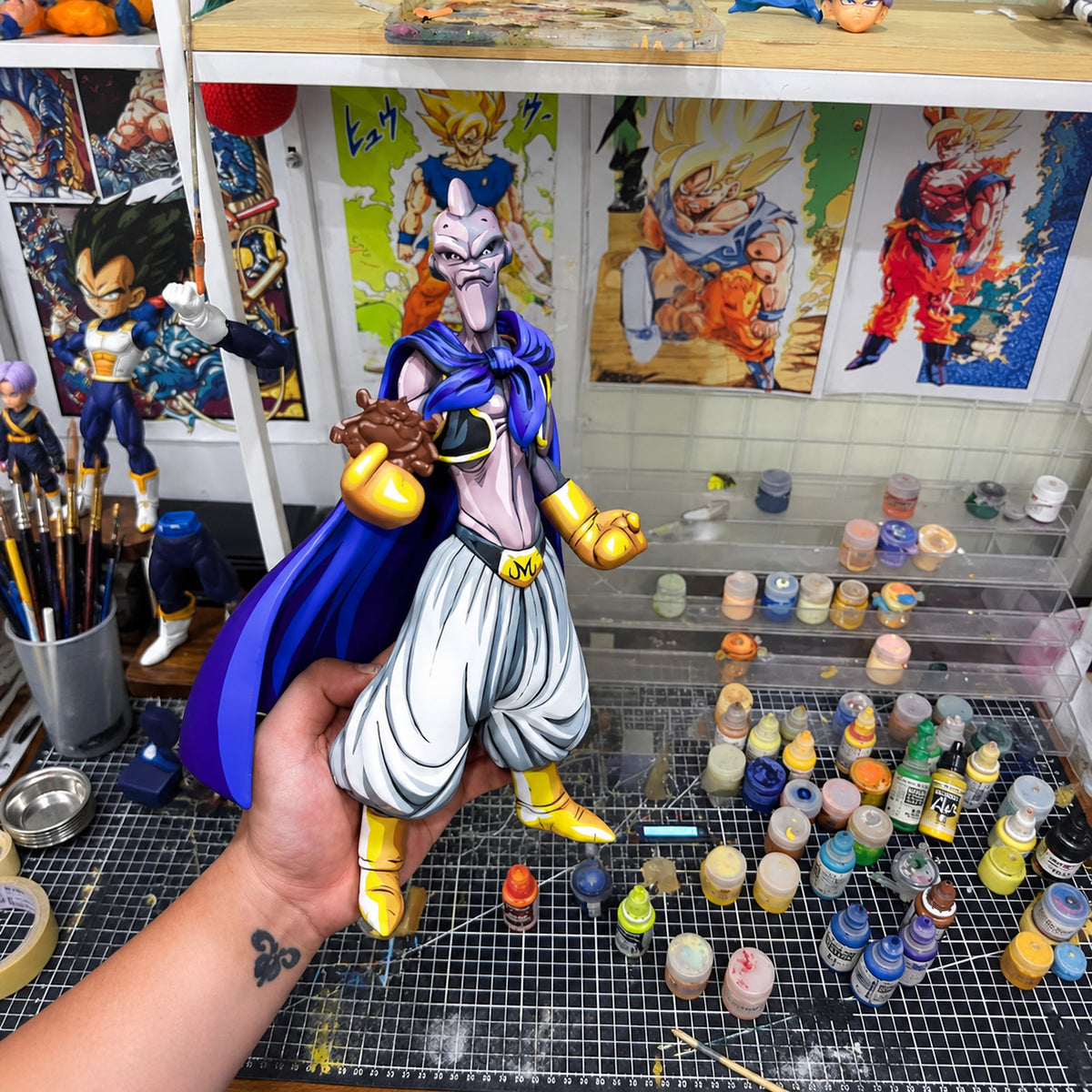 Dragon Ball Evil Buu 2D Colour Figure Repaint — hand or studio view