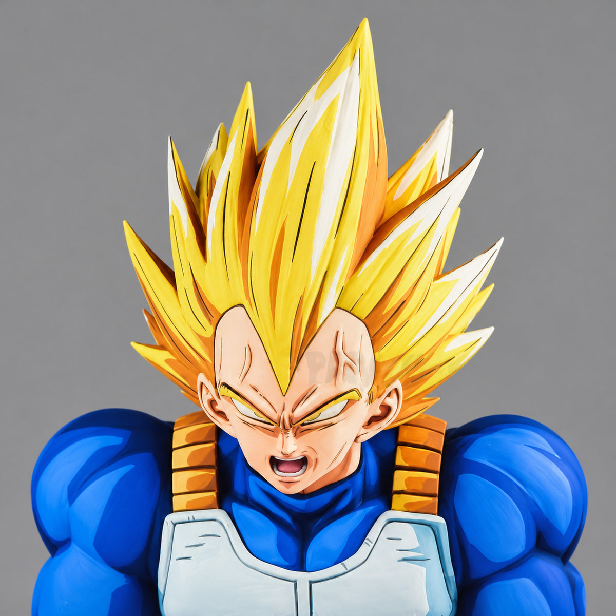 Dragon Ball Z Vegeta SSJ Figure Repaint — head detail