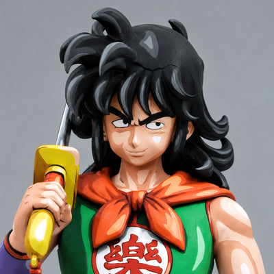 Dragon Ball Yamcha Figure Repaint — head detail