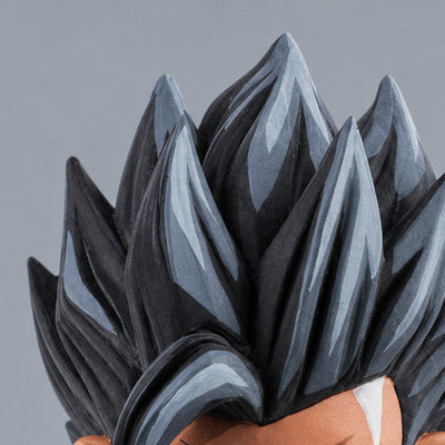 Dragon Ball Z Clearise Gohan Great Saiyaman Figure Repaint — close-up of hair sculpt and painted highlights
