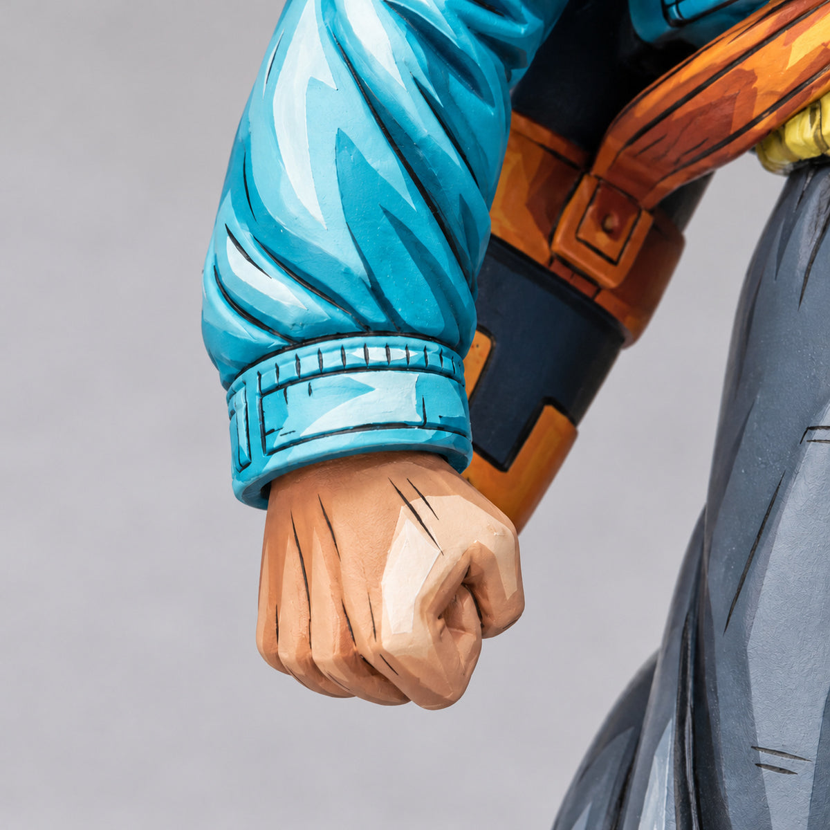 Hand Painted Dragon Ball Future Trunks 2D Comic-Style Repaint — side or detail view