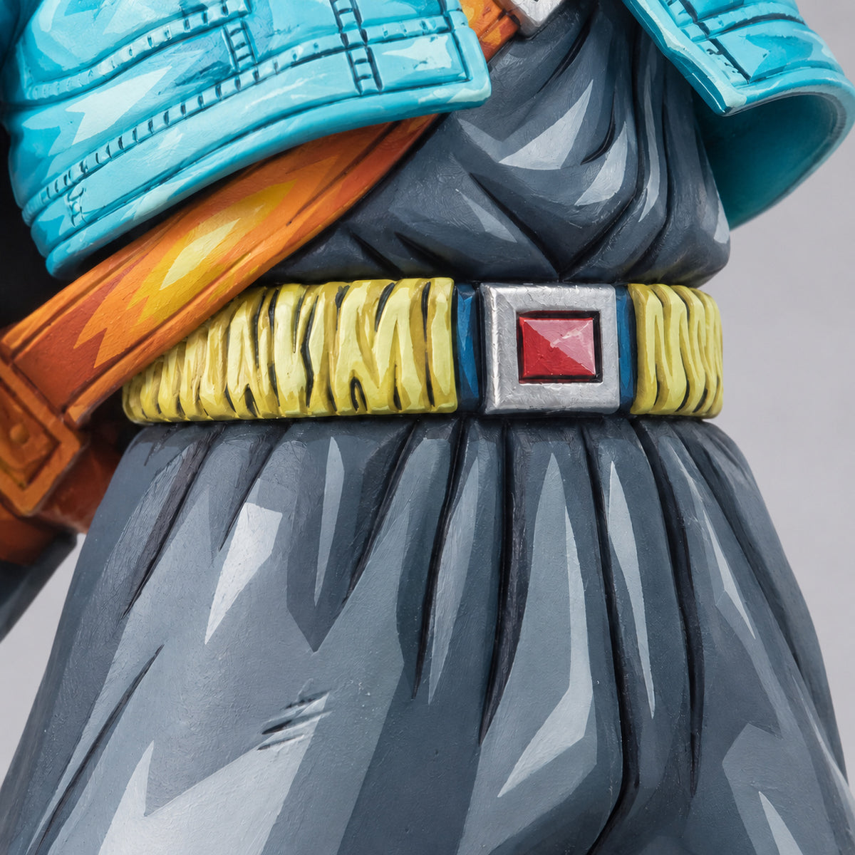 Hand Painted Dragon Ball Future Trunks 2D Comic-Style Repaint — paintwork detail