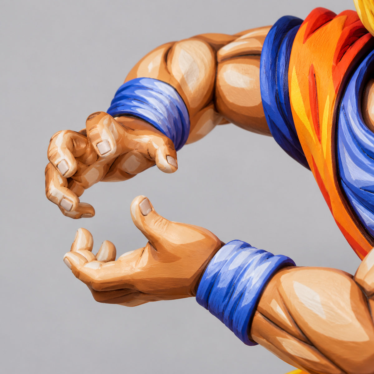 2D Manga Colour Son Goku SSJ3 Kamehameha Figure Repaint — side or detail view