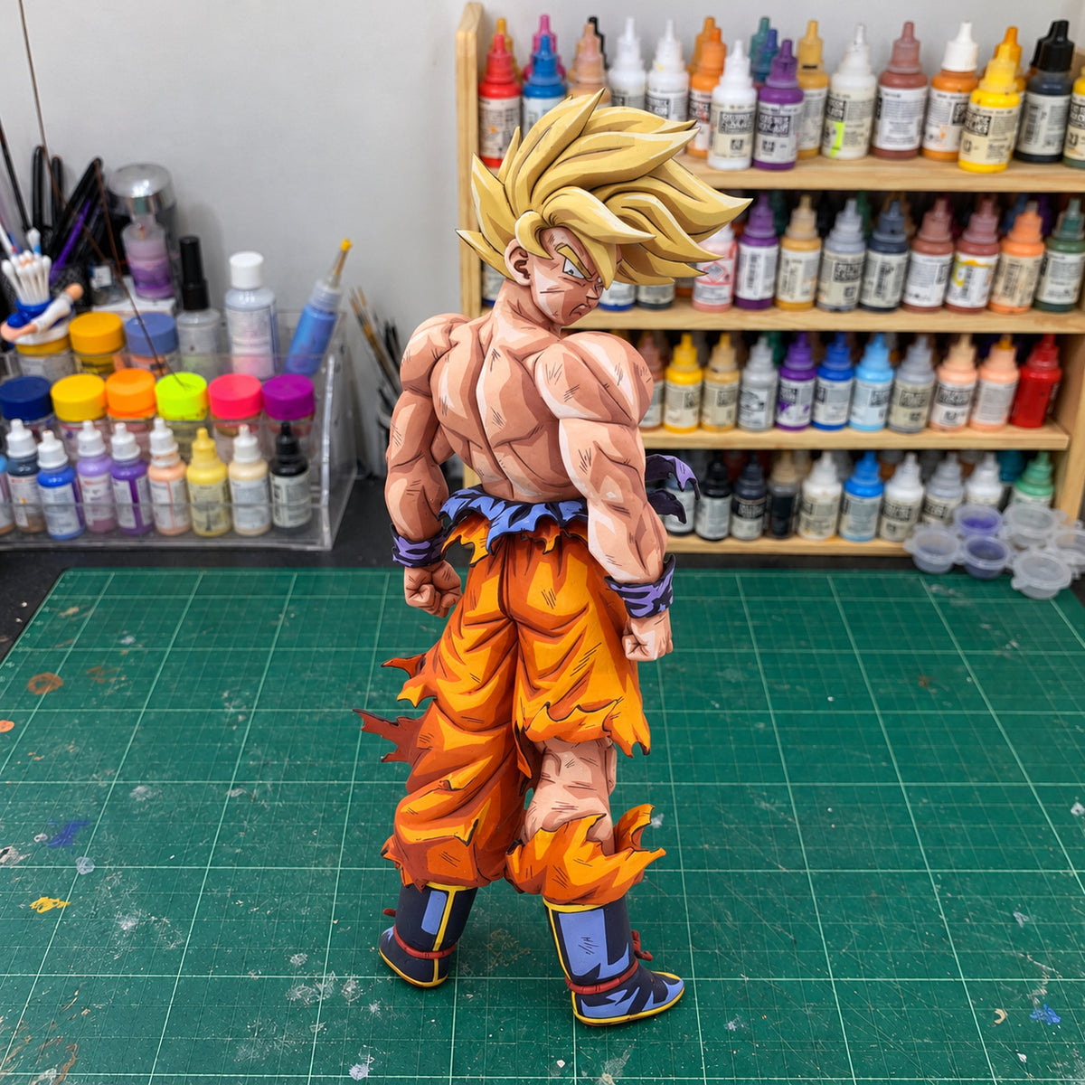Anime Colour Dragon Ball The Chronicle Of Goku Figure Repaint — workshop view