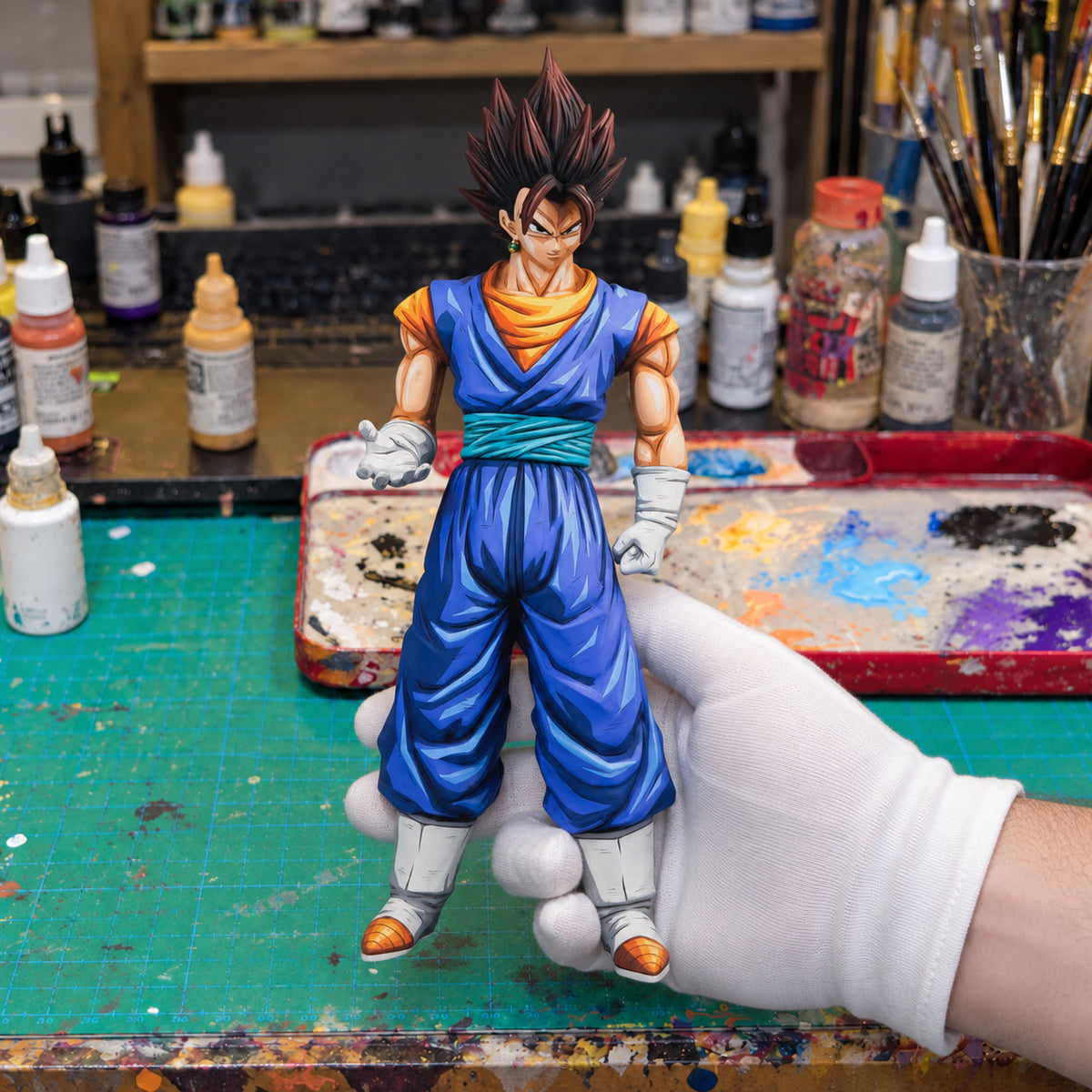 2D Anime Colour Dragon Ball Vegito Figure Repaint — workshop view