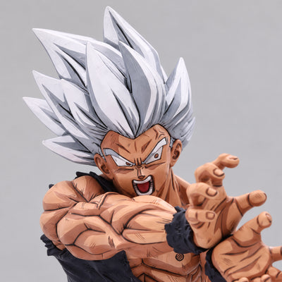 Dragon Ball Legends Goku Figure Repaint – Silver-Hair Colourway — head detail