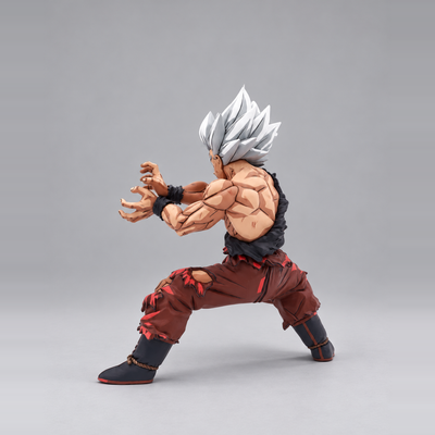 Dragon Ball Legends Goku Figure Repaint – Silver-Hair Colourway — rear or alternate view