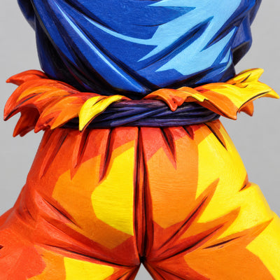 Spirit Bomb Dragon Ball Super Saiyan Goku Figure Repaint — paintwork detail