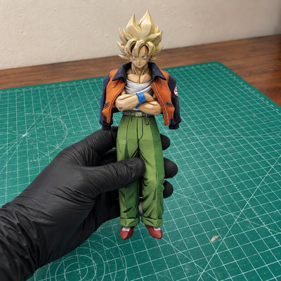 2D Anime Colour Dragon Ball Casual Son Goku Figure Repaint — workshop view
