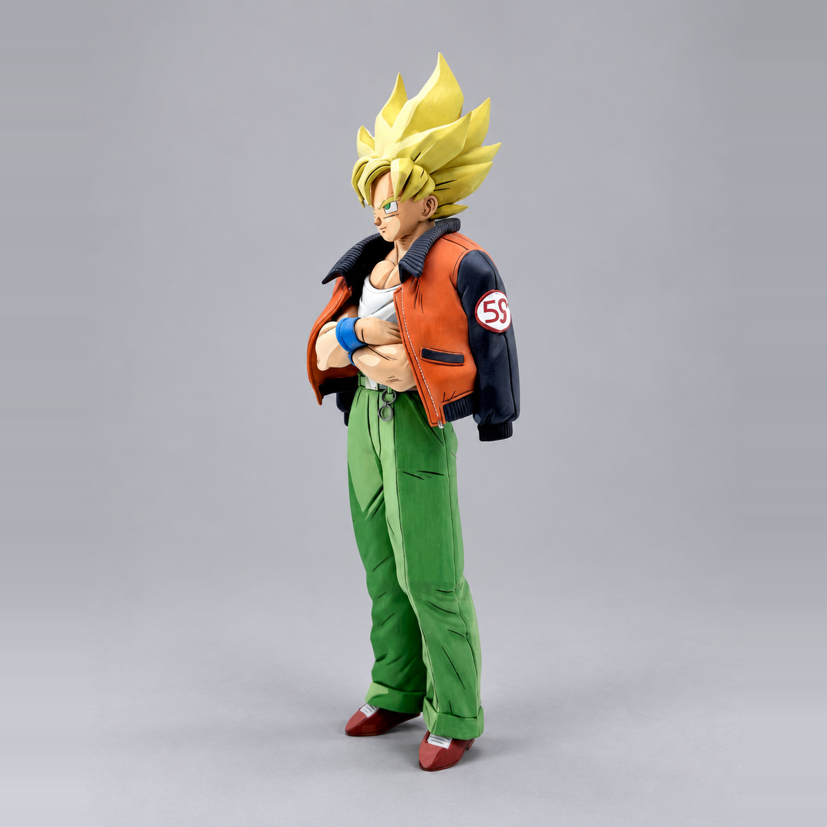 2D Anime Colour Dragon Ball Casual Son Goku Figure Repaint — side or detail view