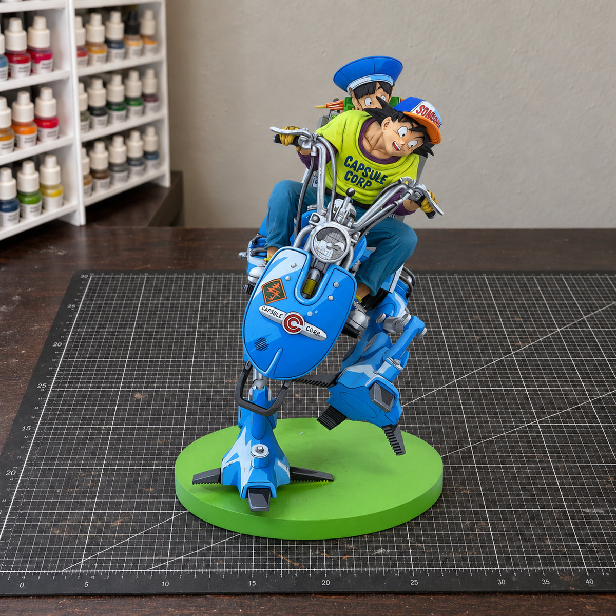 Dragon Ball Son Goku, Son Gohan Robot Figure Repaint — workshop view