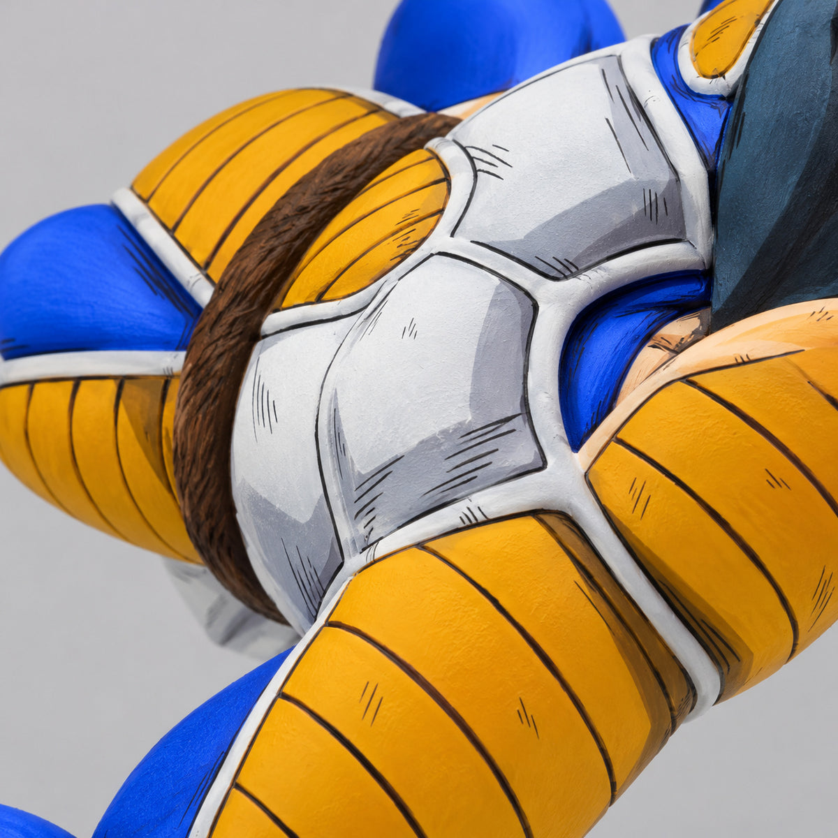 Comic Colour Dragon Ball 2D Figure Goku vs Vegeta Repaint — paintwork detail