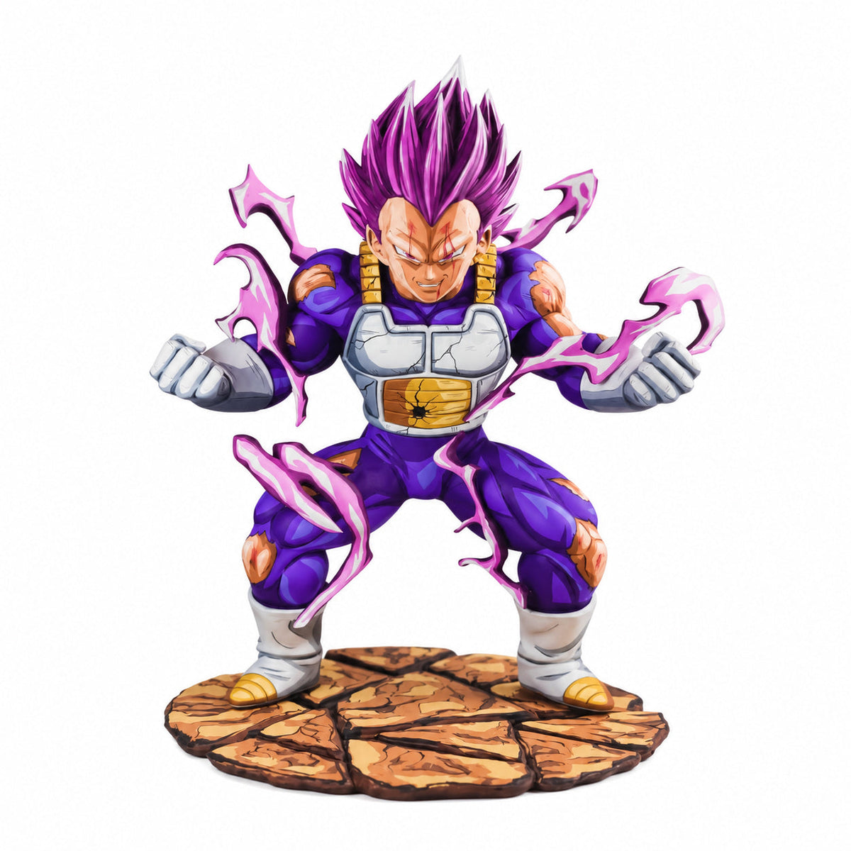 Limited Edition Manga Colour Vegeta Ultra Ego Figure Repaint — full figure