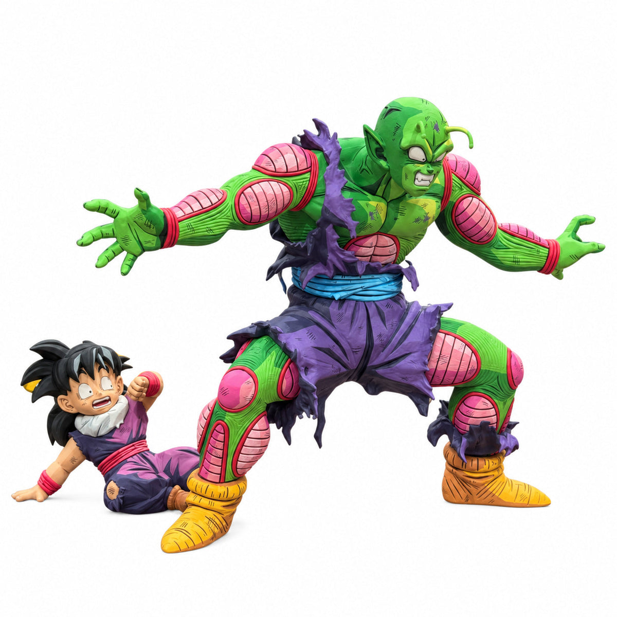 Anime Colour Dragon Ball Piccolo & Gohan Figure Repaint — full figure