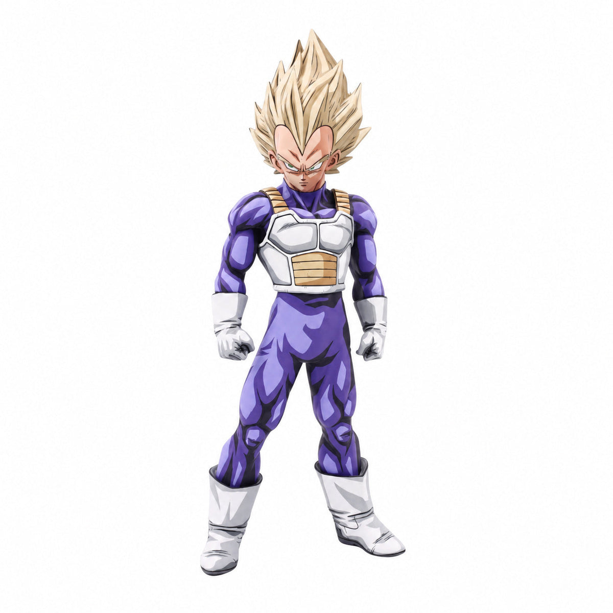Manga Colour Dragon Ball Super Saiyan Vegeta Figure Repaint — full figure