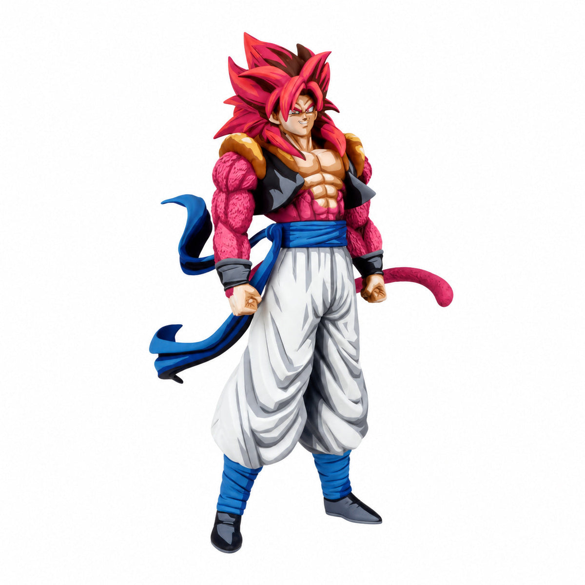 2D Anime Colour Gogeta SSJ4 Dragon Ball Figure — full figure