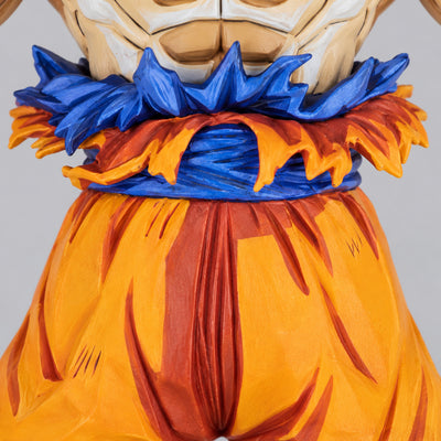 Anime Style 2D Figure Paint Son Goku Ultra Instinct — paintwork detail