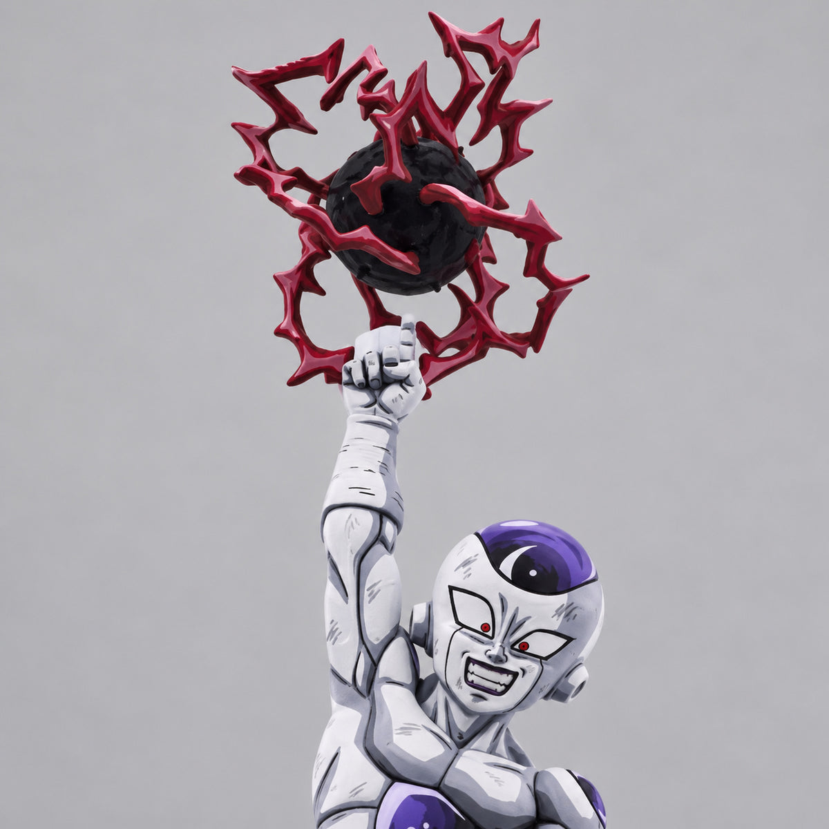 2D Painted Frieza Final Form Figure Dragon Ball — head detail