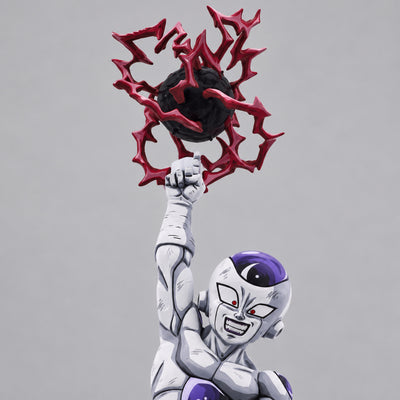 2D Painted Frieza Final Form Figure Dragon Ball — head detail