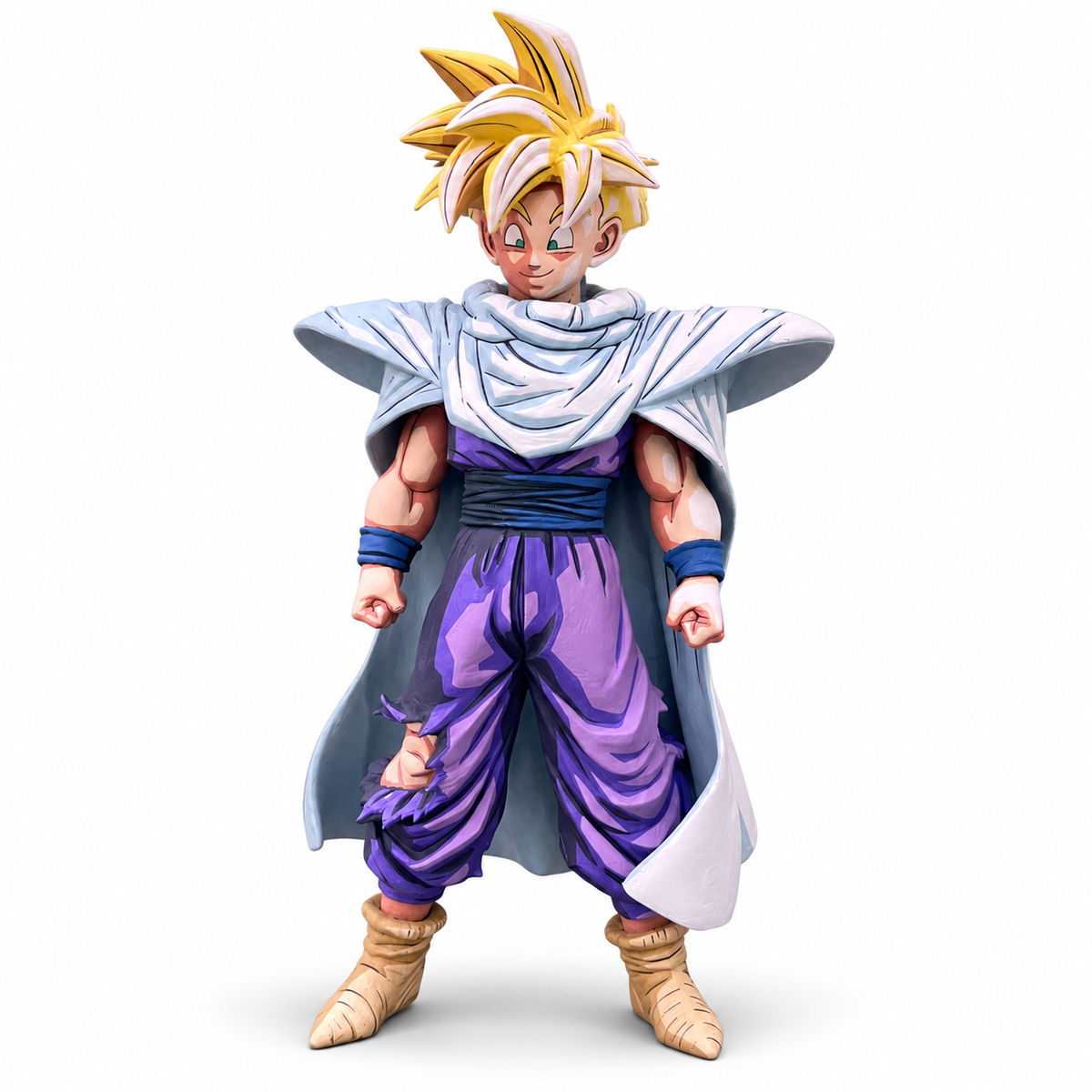 Anime Colour Dragon Ball Z Son Gohan SSJ2 Figure Repaint — caped Gohan / main
