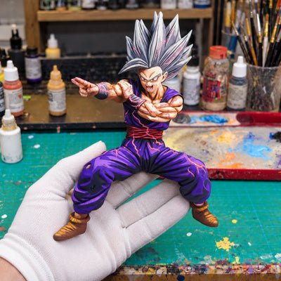 Dragon Ball Son Gohan Beast 2D Manga Colour Repaint — hand or studio view
