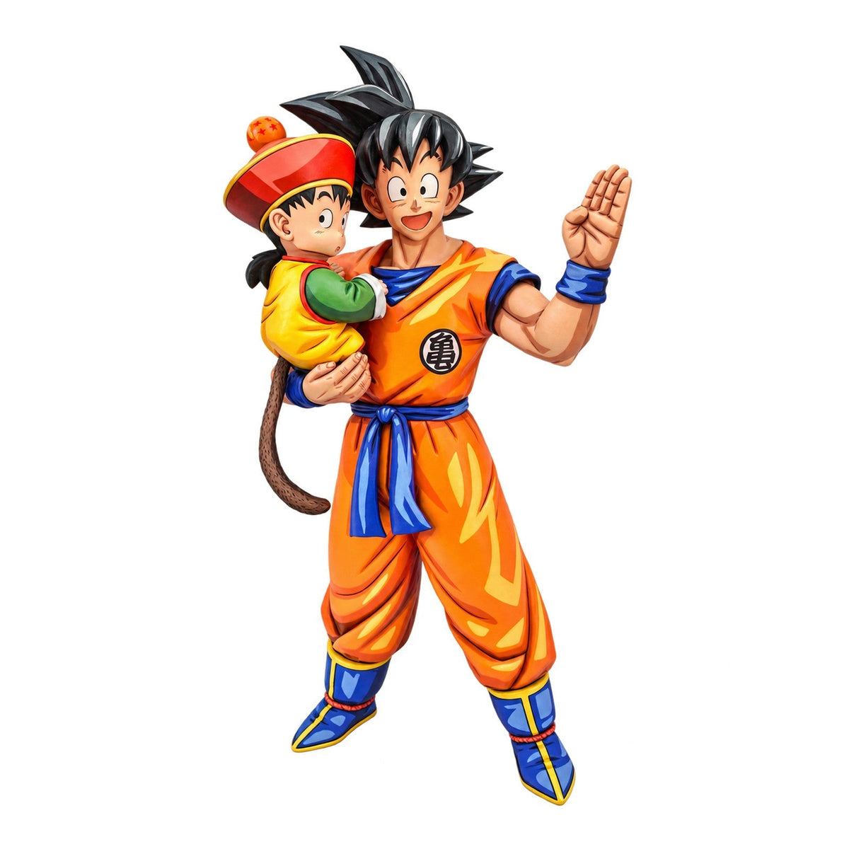 Dragon Ball Z Goku & Gohan 2D Figure Repaint — full figure