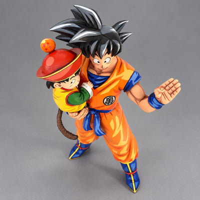 Dragon Ball Z Goku & Gohan 2D Figure Repaint — rear or alternate view