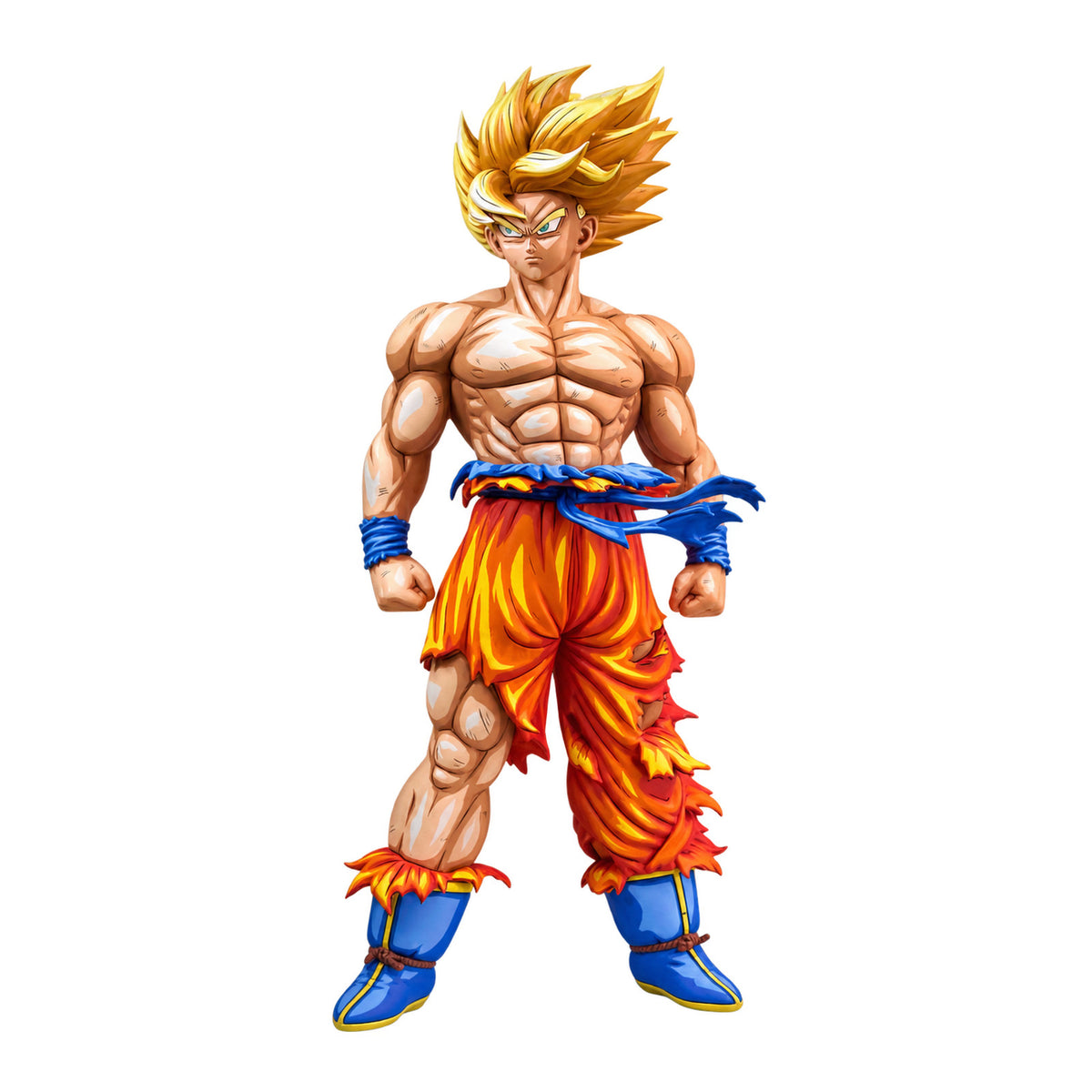 Dragon Ball Z Goku SSJ Namek Figure Repaint — full figure