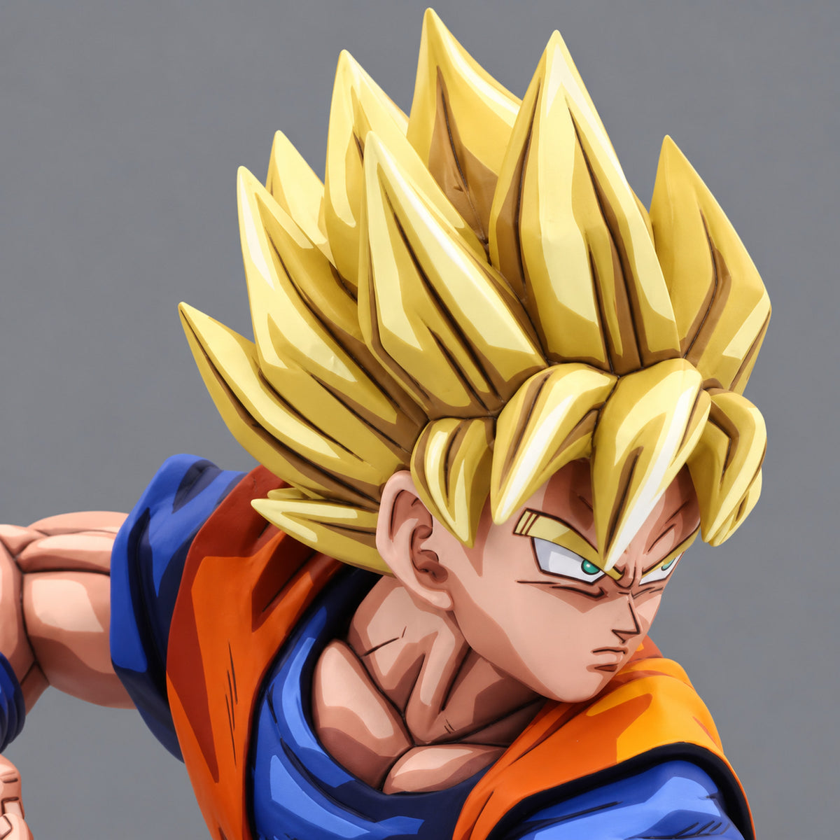 Dragon Ball Z Grandista Son Goku Figure Repaint — head detail