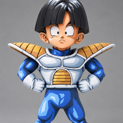 Dragon Ball Krillin & Son Gohan Figure Repaint — body detail