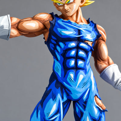 Dragon Ball Z Majin Vegeta Figure Repaint — body detail