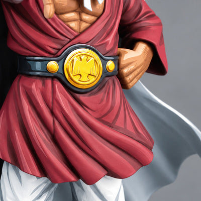 Dragon Ball Z Mr Satan Figure Repaint — close-up of belt and sculpted hand