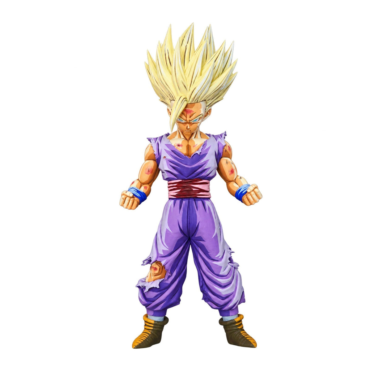 2D Style Dragon Ball Son Gohan SSJ2 Figure Repaint — full figure