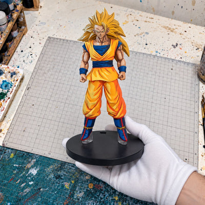 Dragon Ball Son Goku Blood Of Saiyans Figure Repaint — hand or studio view