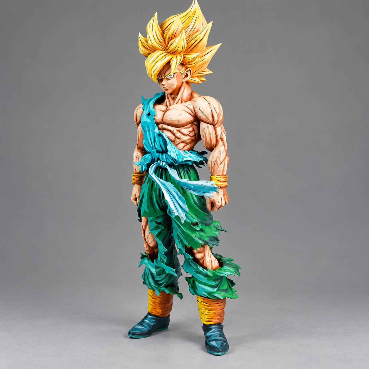 Dragon Ball Z Son Goku Namek Figure Repaint — three-quarter figure view