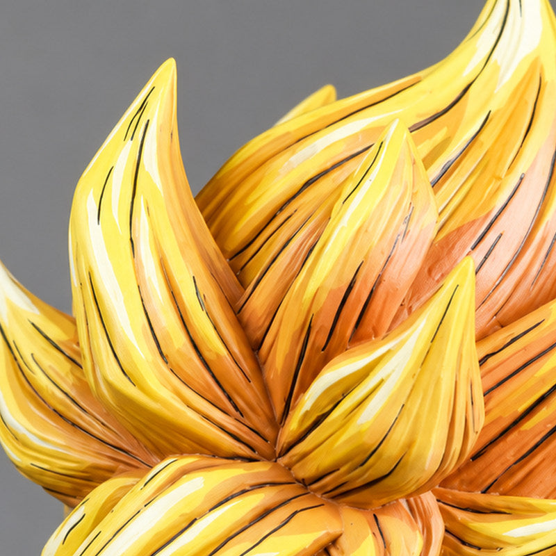 Dragon Ball Z Son Goku Namek Figure Repaint — close-up of hair sculpt and painted highlights