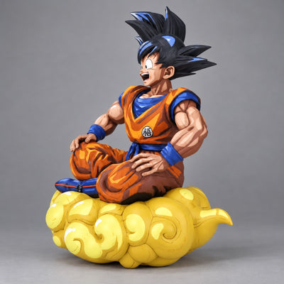Dragon Ball Son Goku Flying Nimbus Cloud Figure Repaint — side view