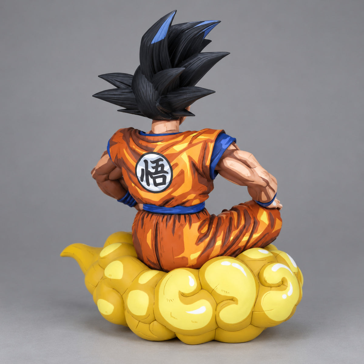Dragon Ball Son Goku Flying Nimbus Cloud Figure Repaint — rear or alternate view