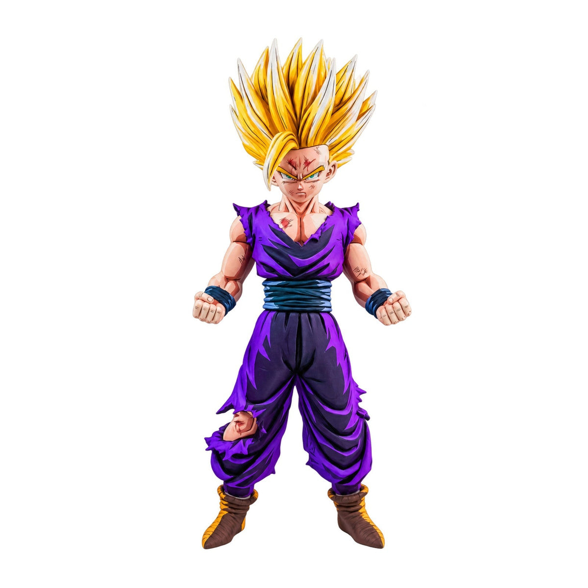 2D Colour Dragon Ball Super Saiyan Son Gohan Figure Repaint — full figure