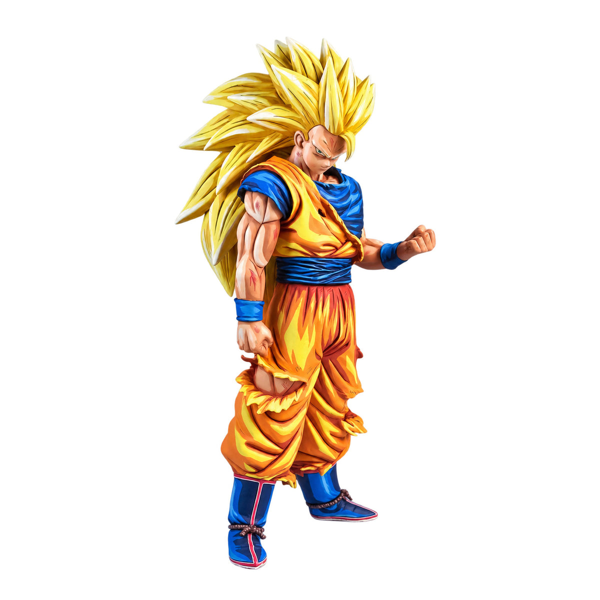 Dragon Ball Z Son Goku Super Saiyan 3 Figure Repaint — full figure