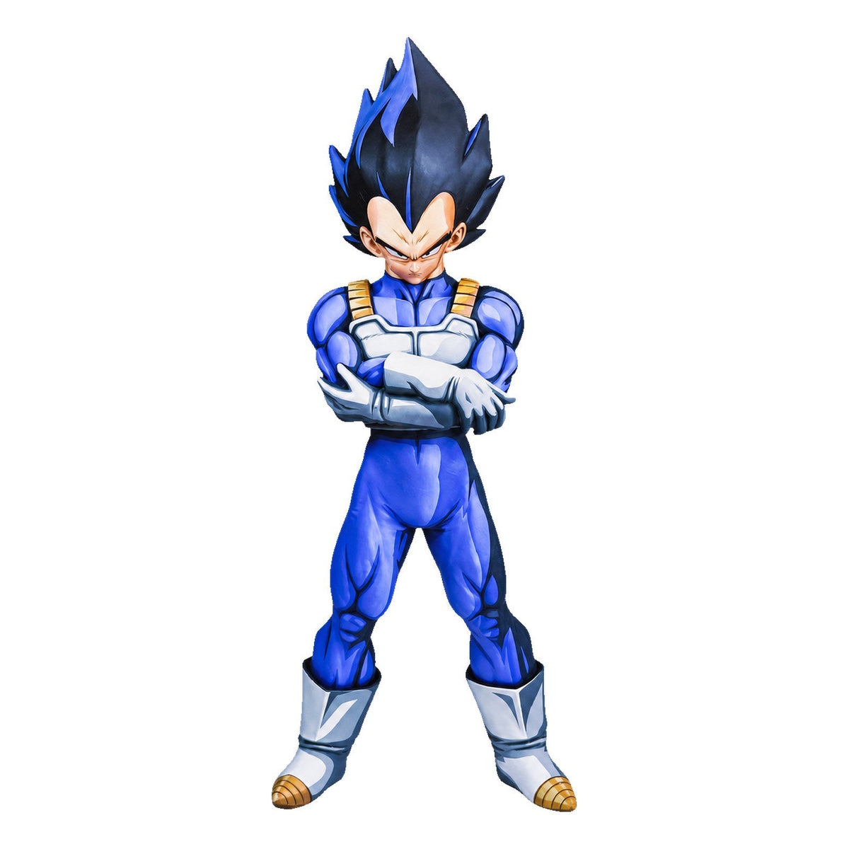 Dragon Ball Z Vegeta Figure Repaint — full figure on white background